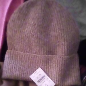 J. Crew Ribbed Knit Beanie in Brown